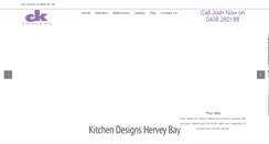 Desktop Screenshot of kitchendesignsherveybay.com